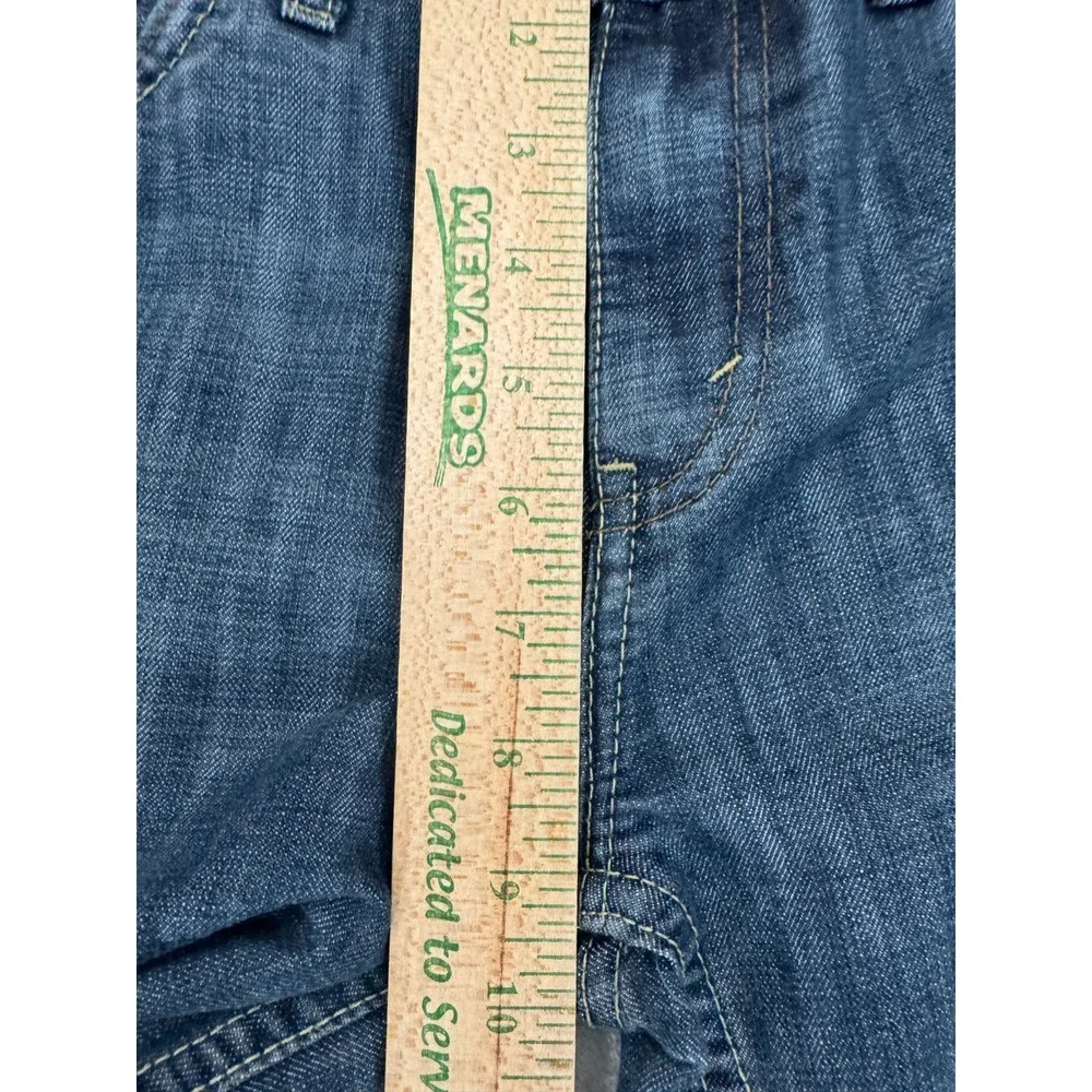 Levis 505 Jeans Boys 28x30 16 Regular Youth Blue Straight Dark Wash‎ Stained